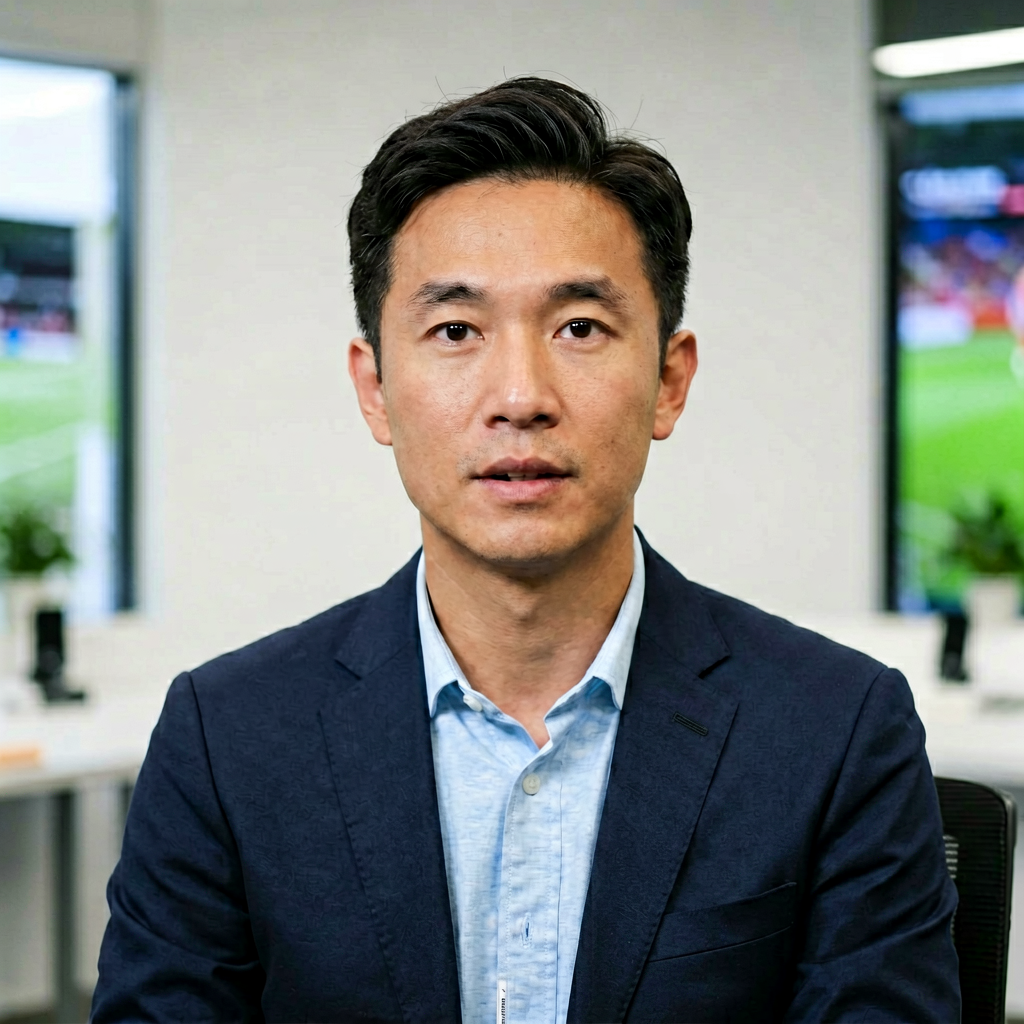 体育人物专访现场，专业访谈环境下的深度对话